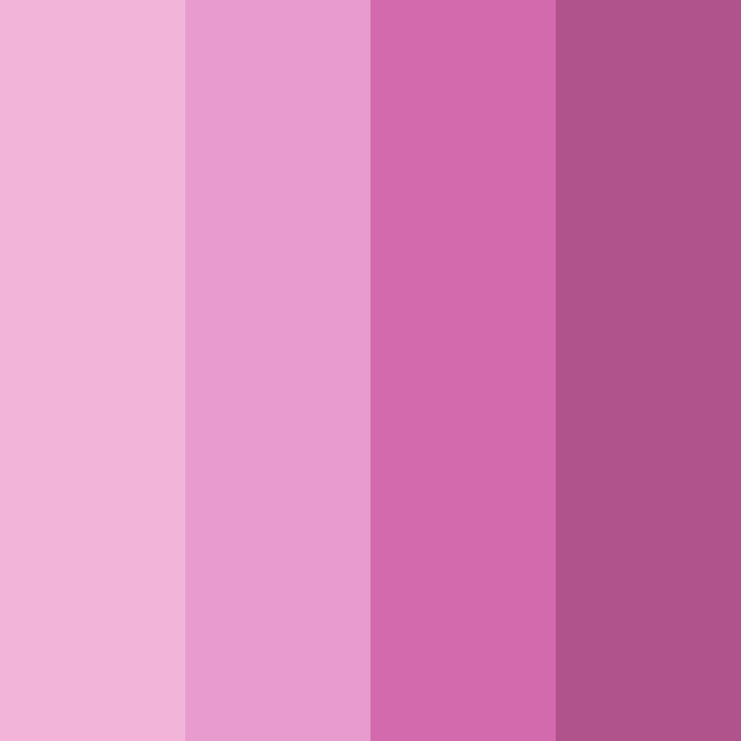 Download pink blossom color palette PNG image (square)