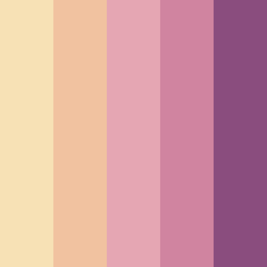 Download melody of hues color palette PNG image (square)