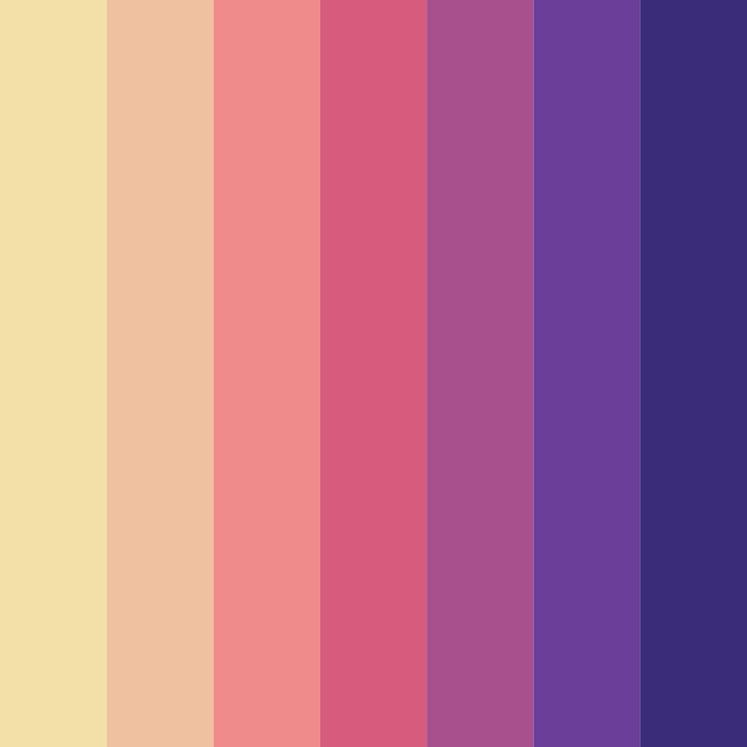 Download twilight blossom color palette PNG image (square)