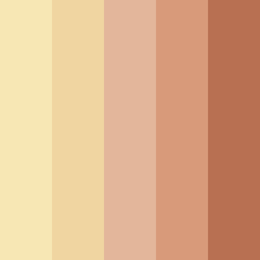 Download desert sunlit dunes color palette PNG image (square)