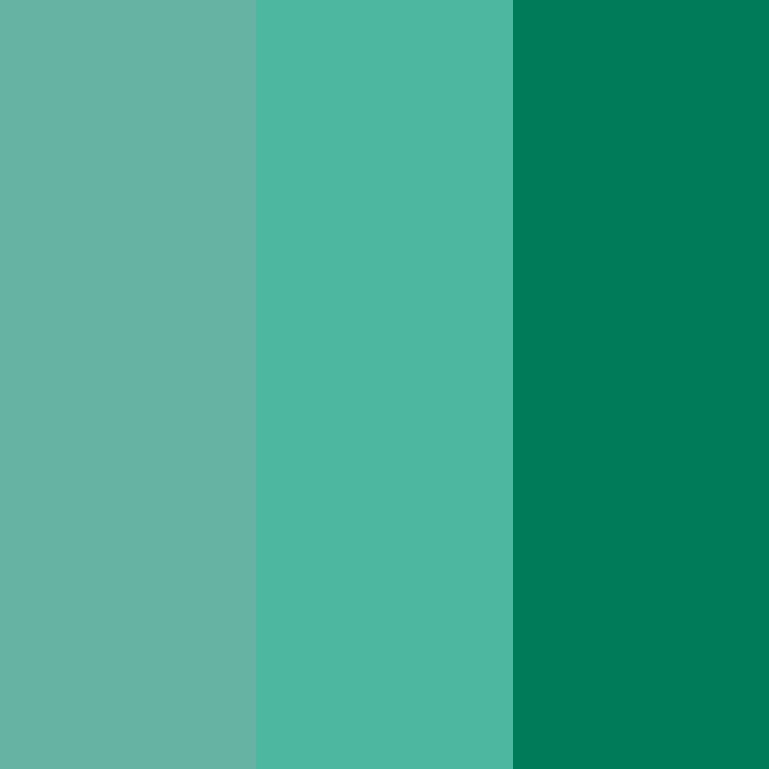 Download deep green color palette PNG image (square)