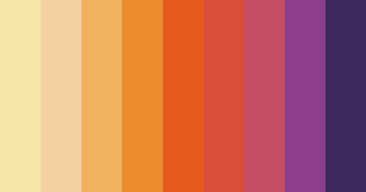 Download autumnal serenade color palette PNG image (landscape)