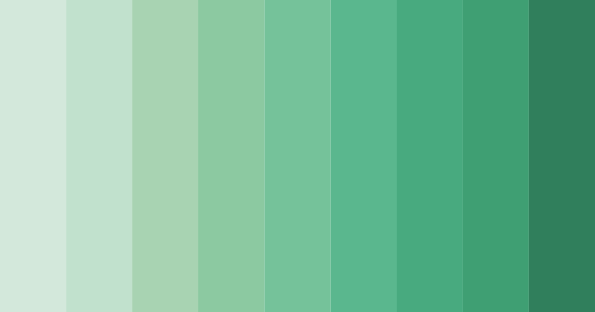 Download tranquil verdant dream color palette PNG image (landscape)