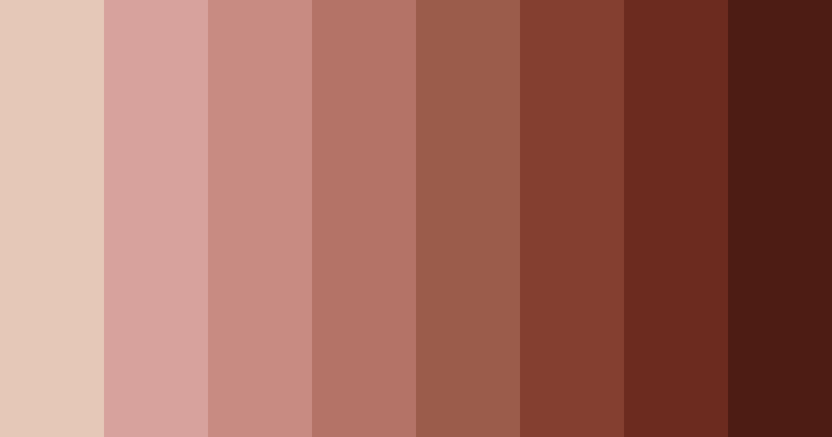 Download shades of moca color palette PNG image (landscape)