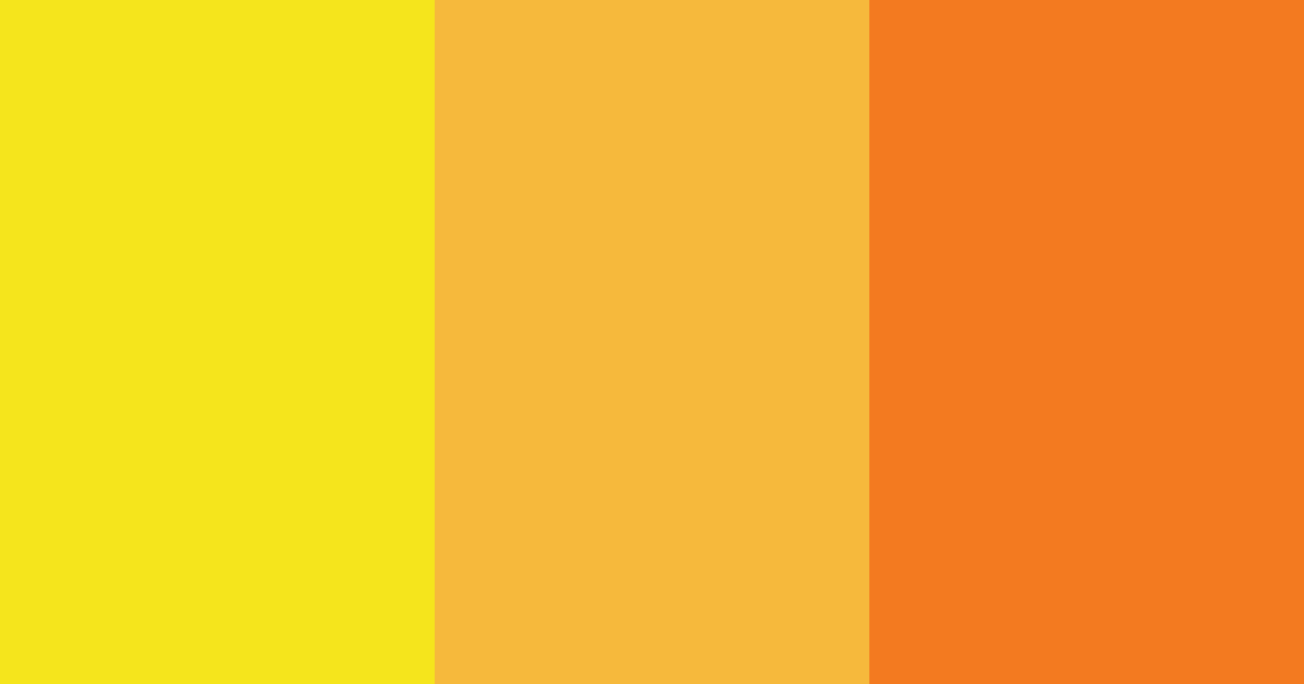 Download yellow celebration color palette PNG image (landscape)