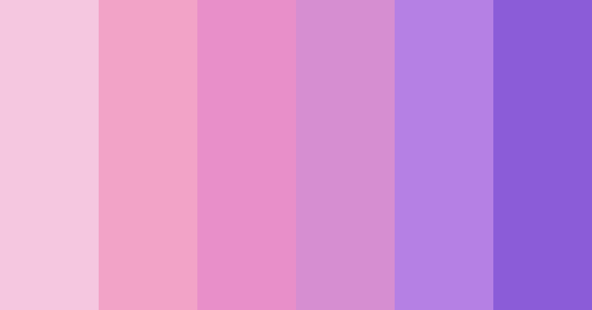 Download pink kawaii color palette PNG image (landscape)
