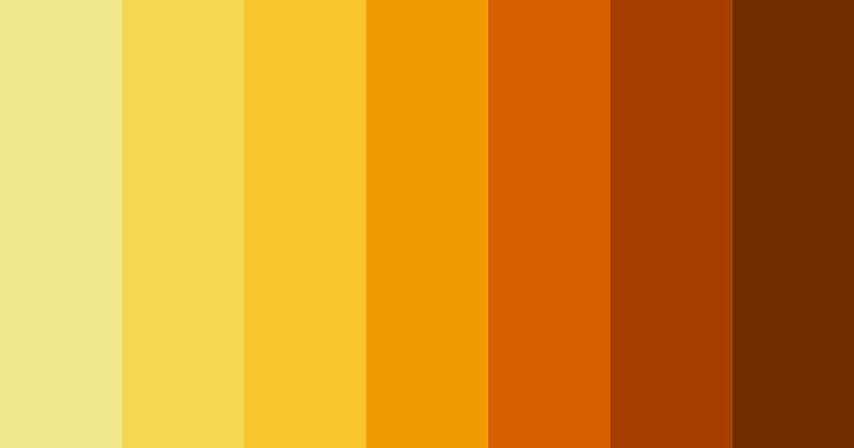 Download yellow sunset color palette PNG image (landscape)