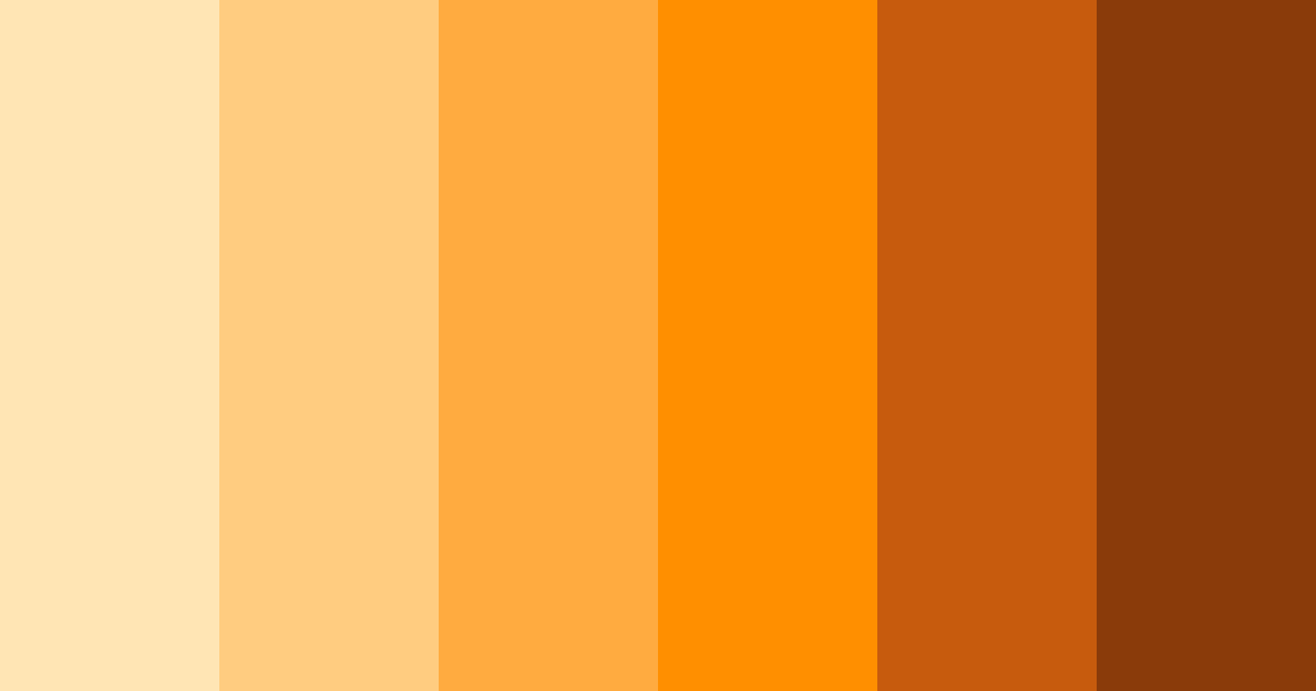 Download autumn ember glow color palette PNG image (landscape)