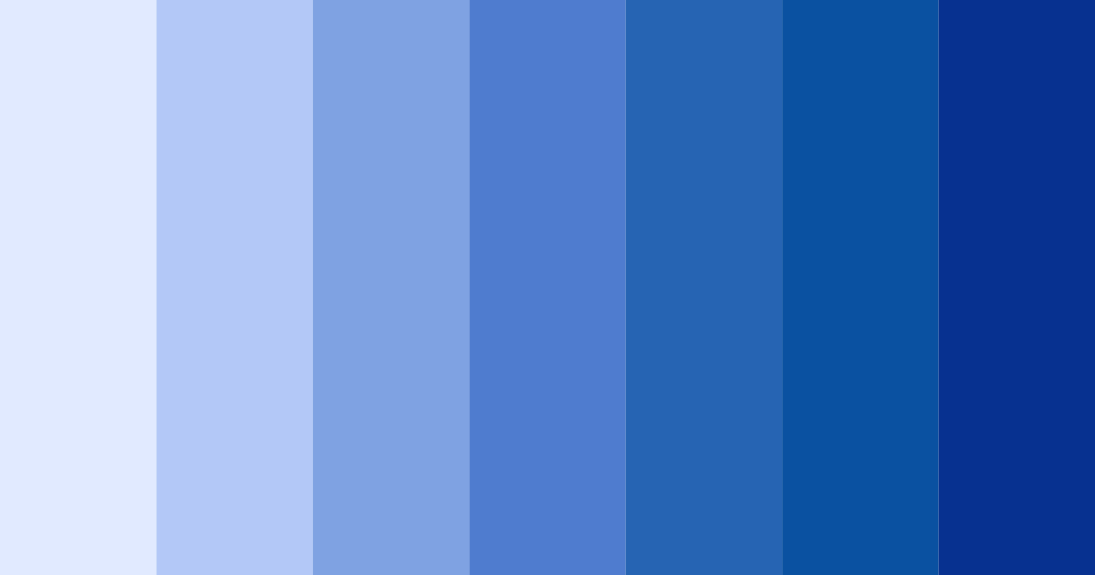 Download deep blue serenade color palette PNG image (landscape)