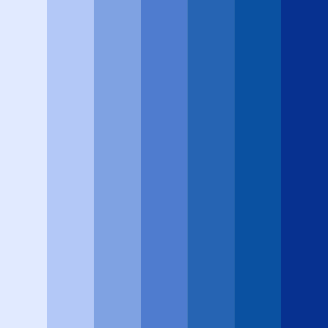 Download deep blue serenade color palette PNG image (square)