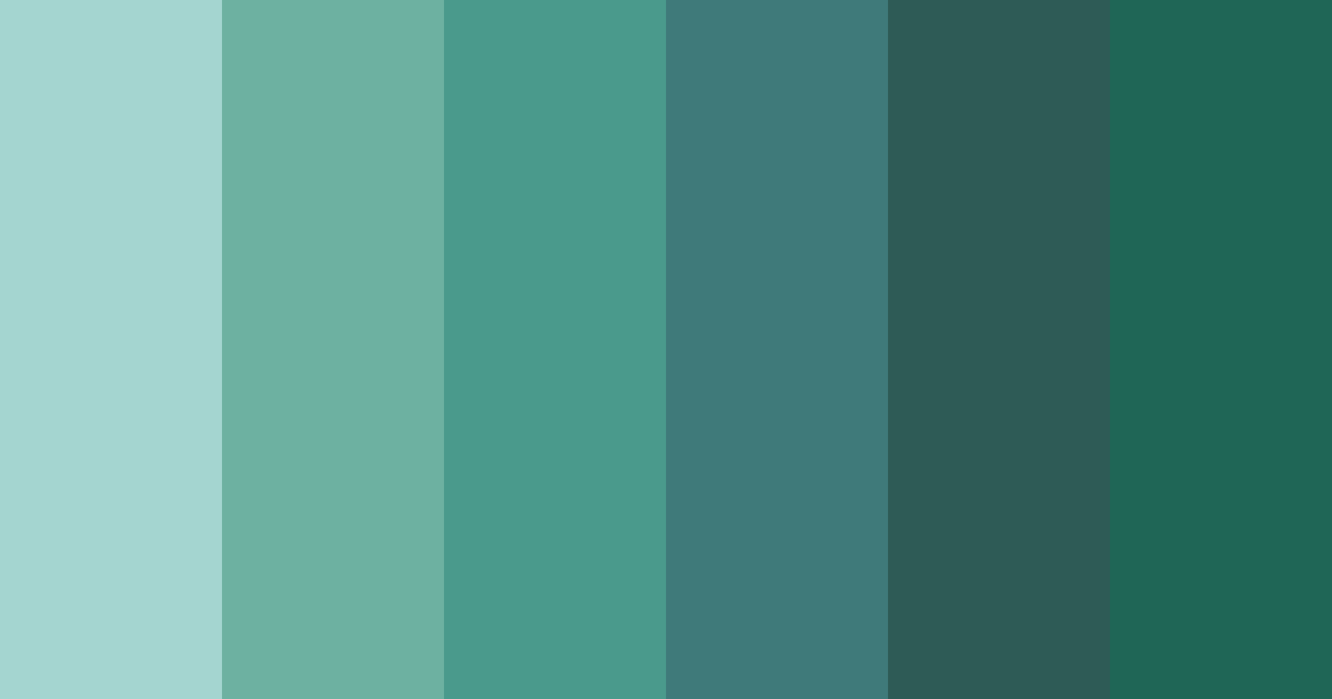 Download tropical oasis color palette PNG image (landscape)