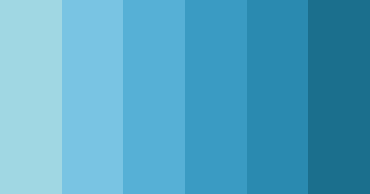 Download ocean breeze harmony color palette PNG image (landscape)