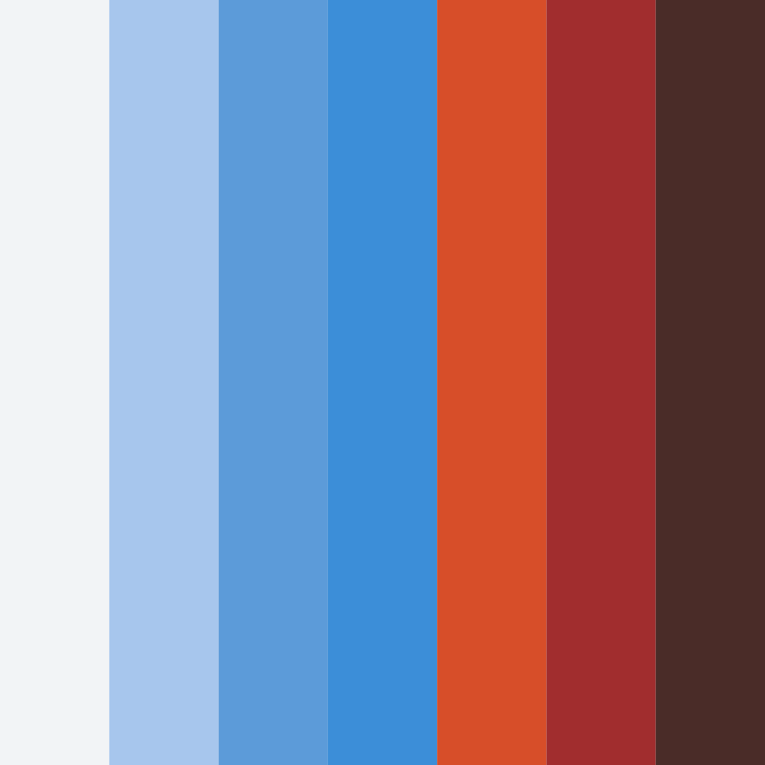 Download blue baseball color palette PNG image (square)