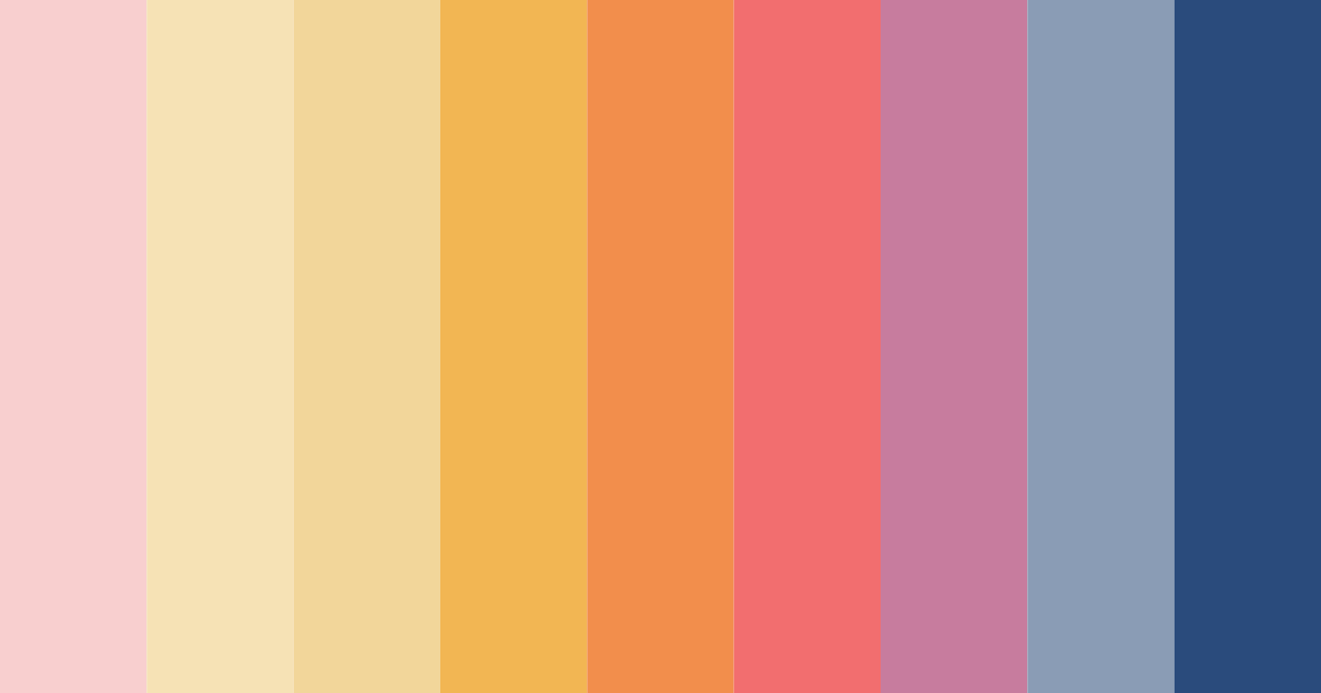 Download seaside sunrise color palette PNG image (landscape)