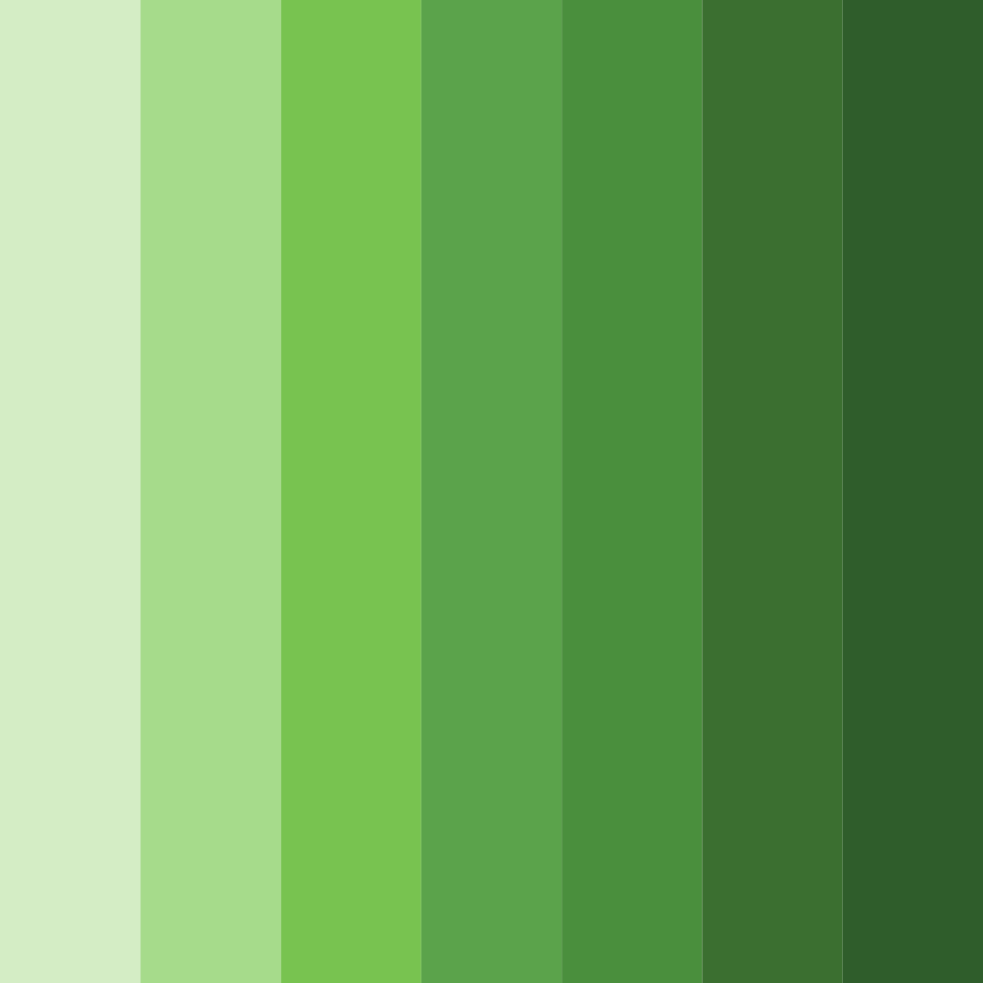 Download verdant whisper color palette PNG image (square)