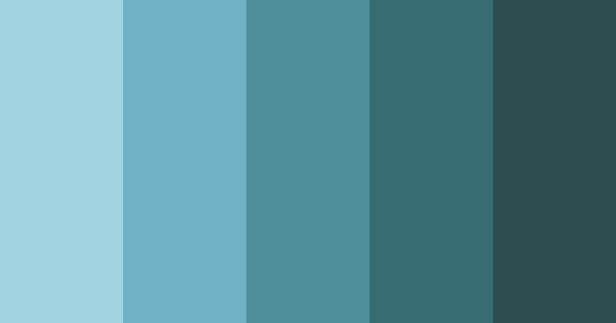 Download blue beach color palette PNG image (landscape)