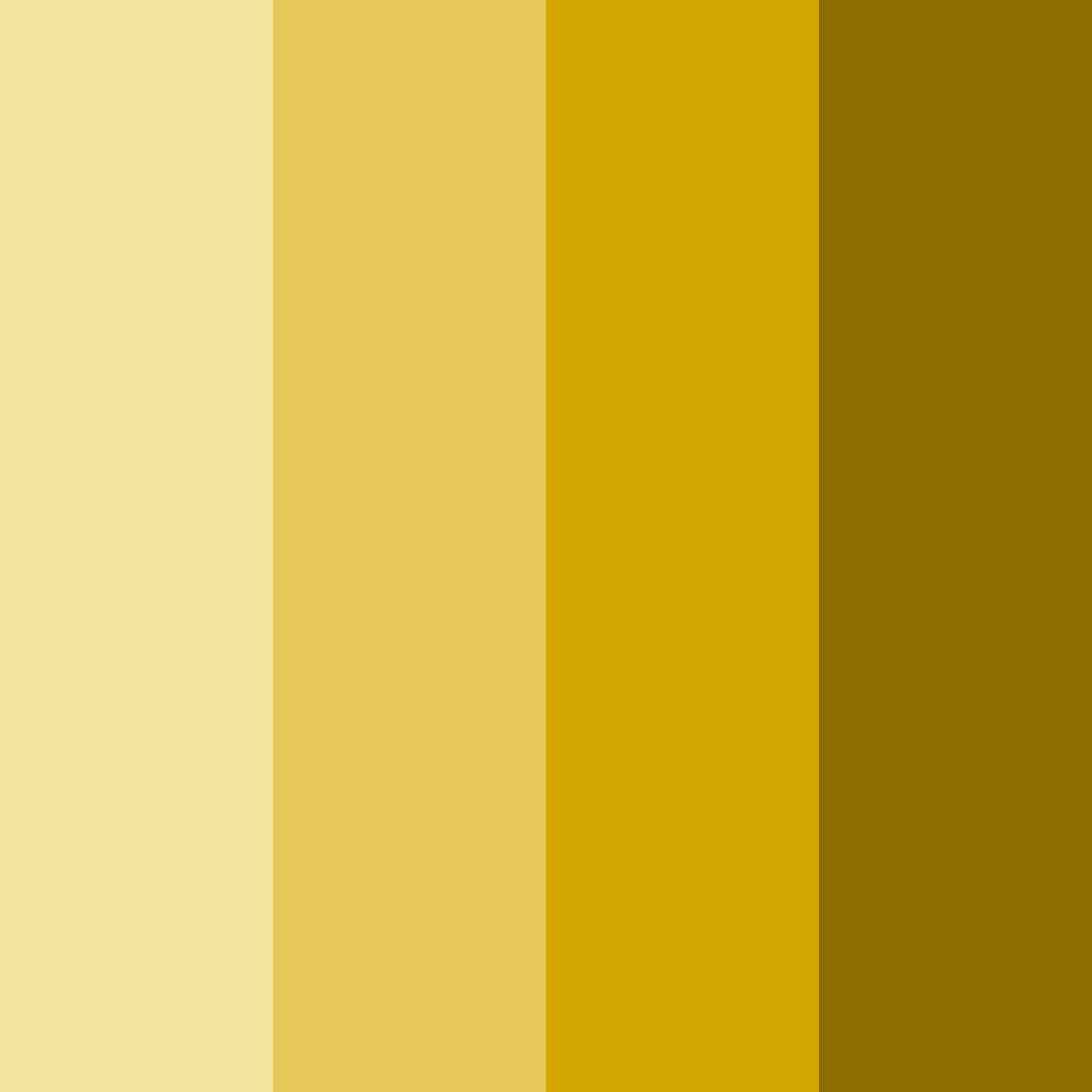 Download yellow lemon color palette PNG image (square)