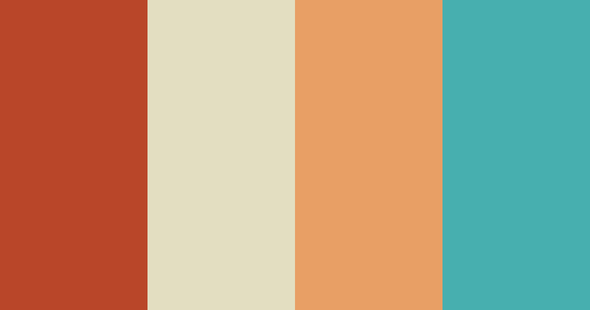 Download autumn sunset color palette PNG image (landscape)