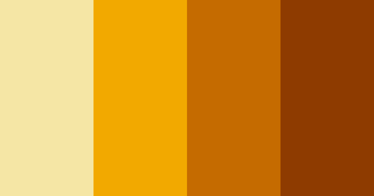 Download tropical golden harvest color palette PNG image (landscape)