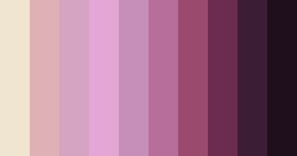 Download pink elegance color palette PNG image (landscape)