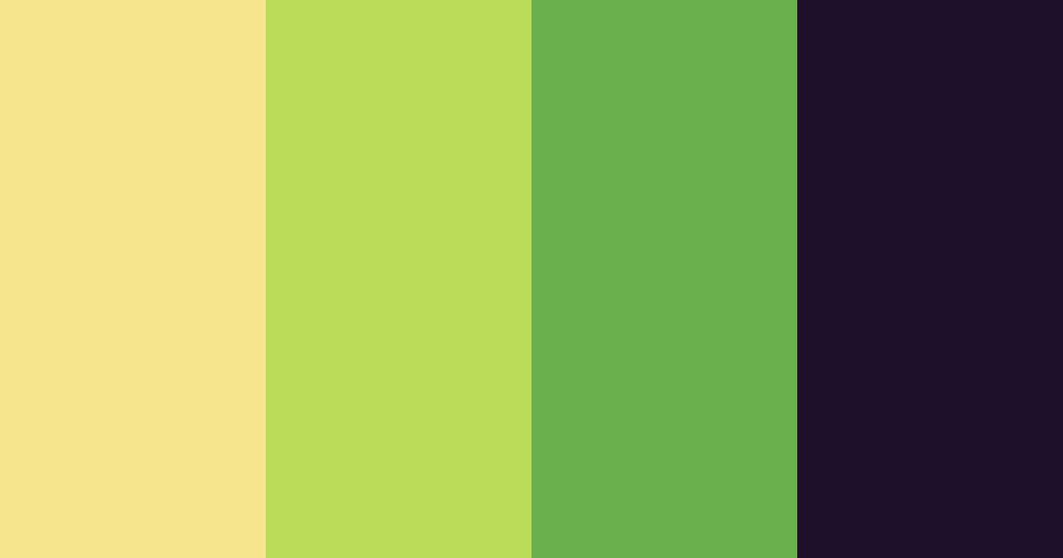 Download green shades color palette PNG image (landscape)