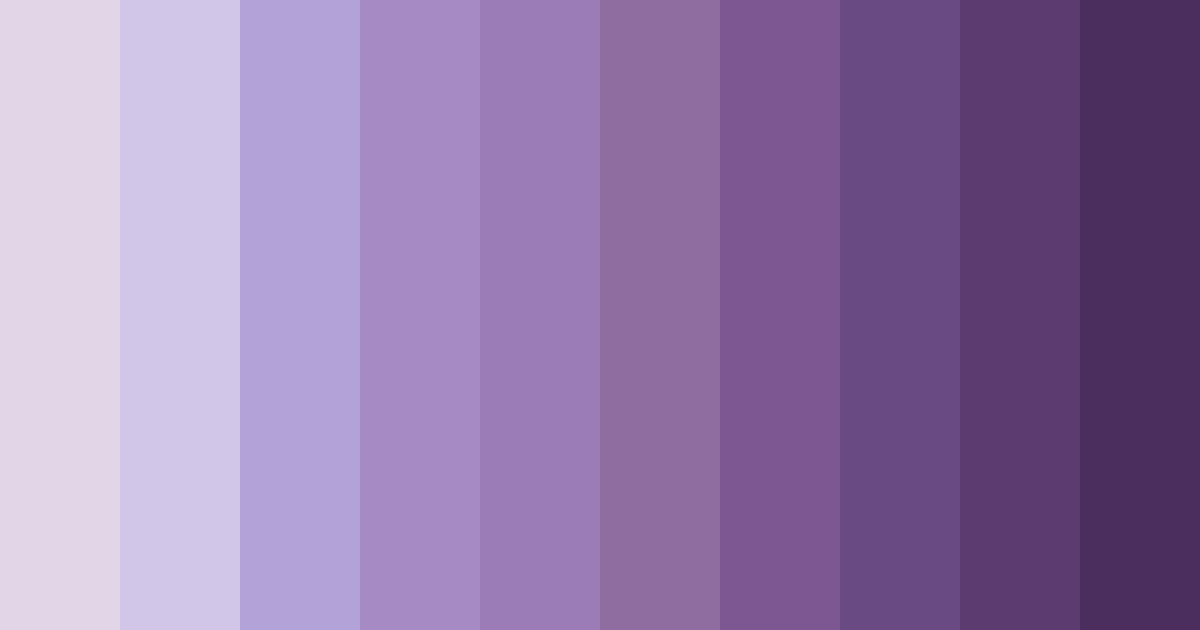 Download misty purple color palette PNG image (landscape)