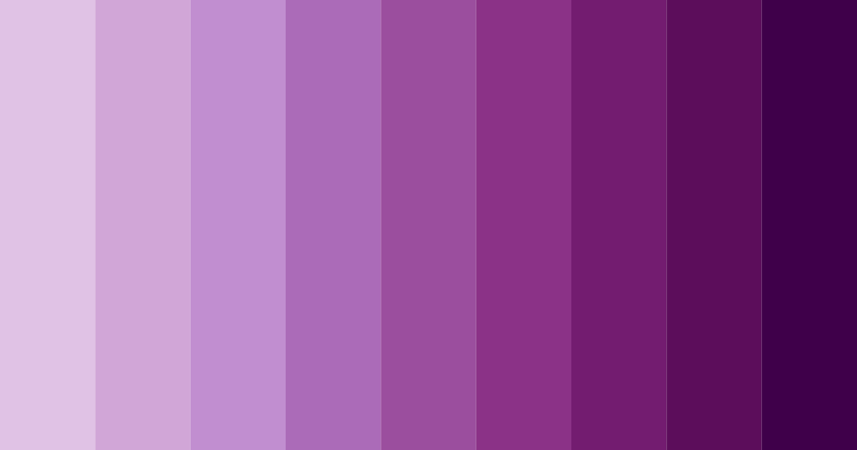 Download enchanted amethyst color palette PNG image (landscape)