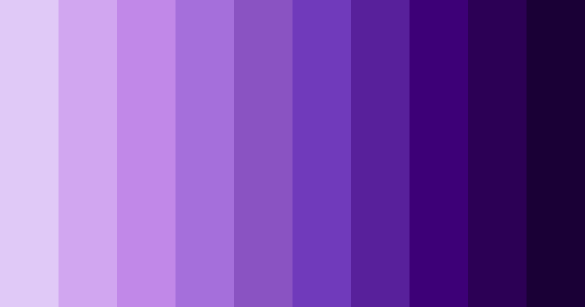 Download light purple dream color palette PNG image (landscape)