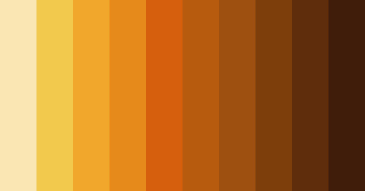 Download golden ember glow color palette PNG image (landscape)