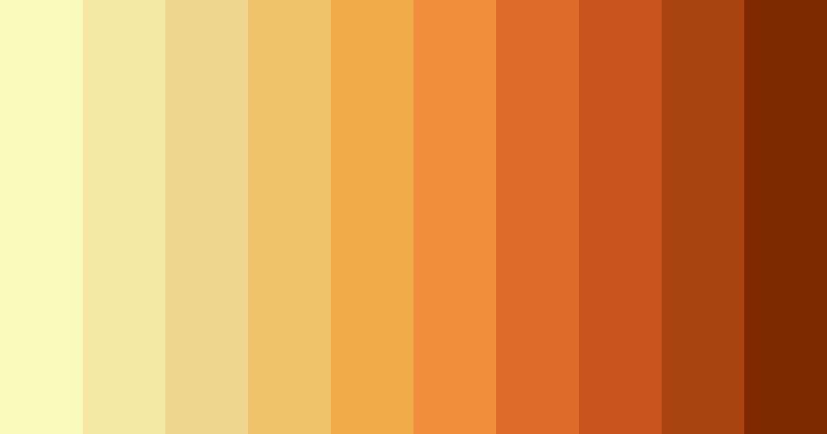 Download yellow sunset color palette PNG image (landscape)