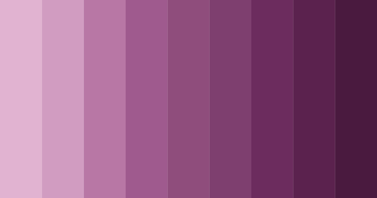 Download mystical mauve dream color palette PNG image (landscape)