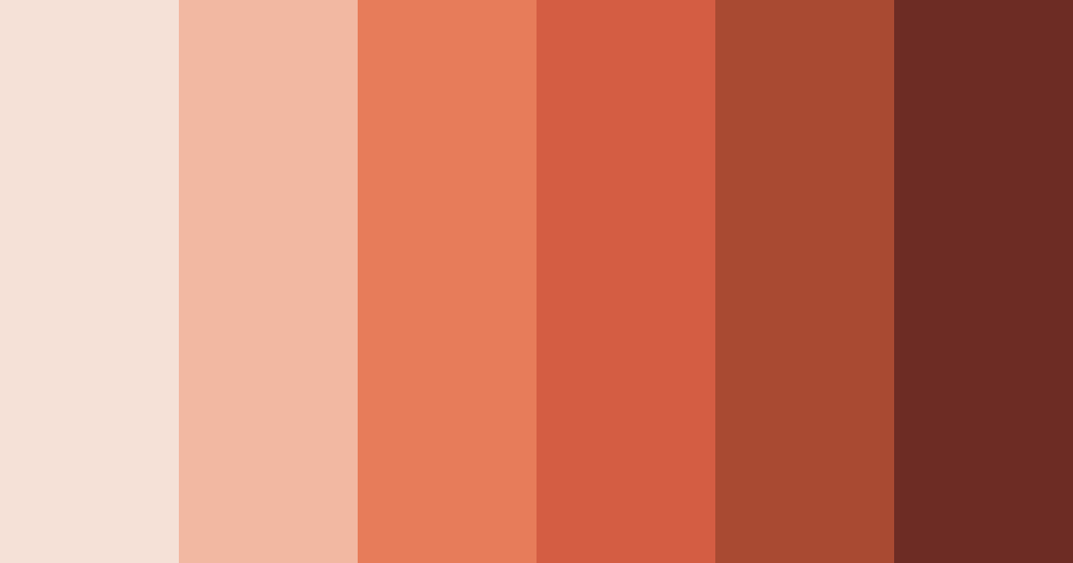 Download warm cocoa color palette PNG image (landscape)