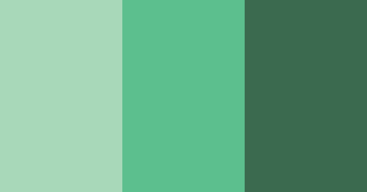 Download soft green color palette PNG image (landscape)