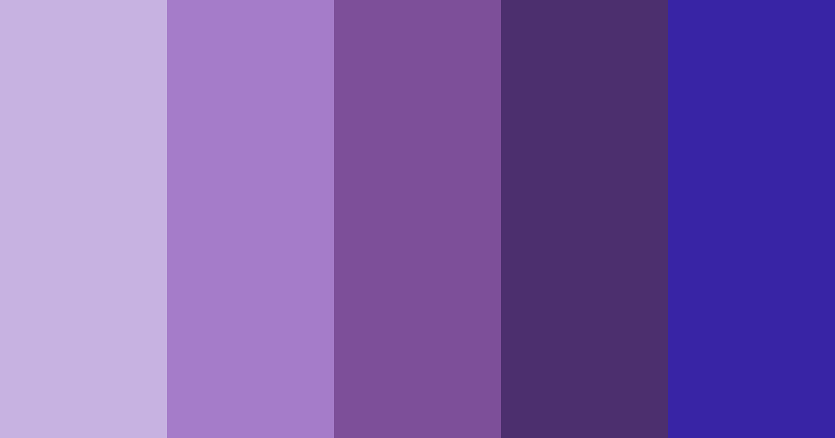 Download shades of purple color palette PNG image (landscape)