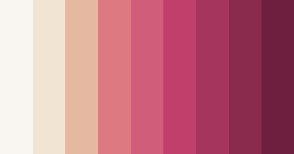Download rosy reverie color palette PNG image (landscape)