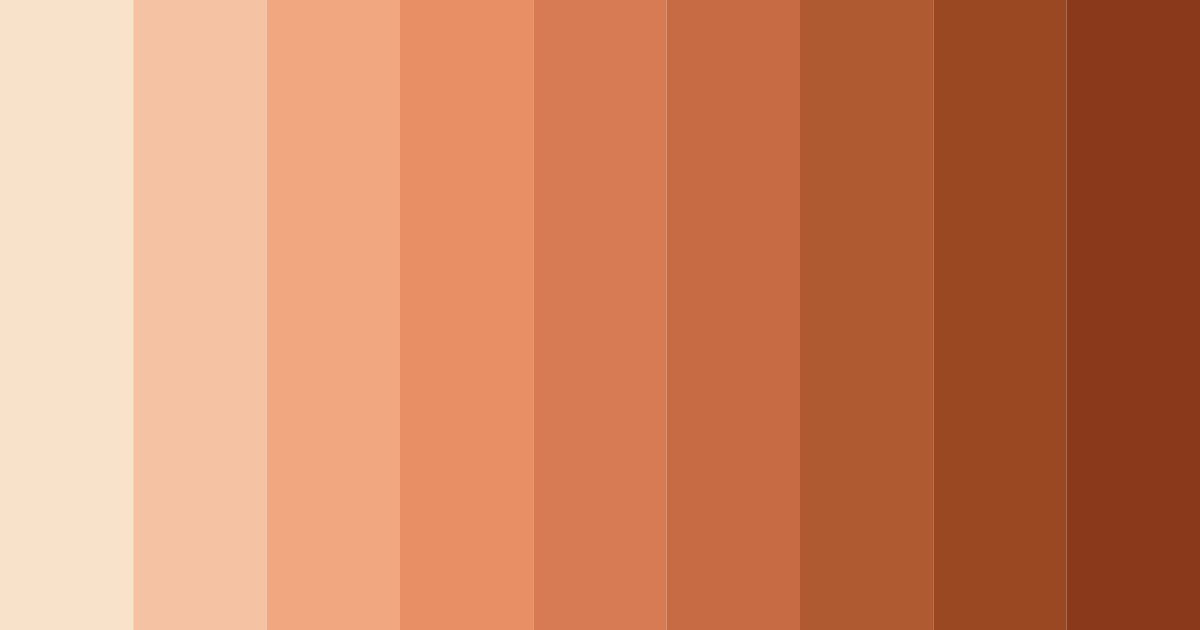 Download rustic artisan dream color palette PNG image (landscape)