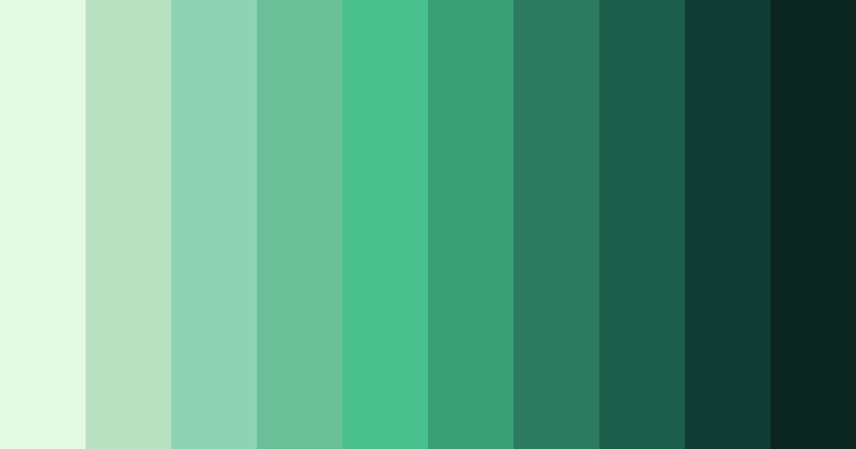 Download green season color palette PNG image (landscape)