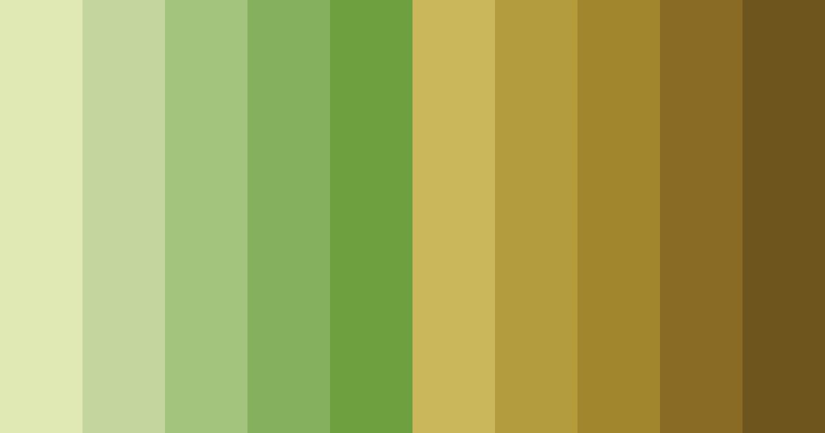 Download verdant goldenness color palette PNG image (landscape)