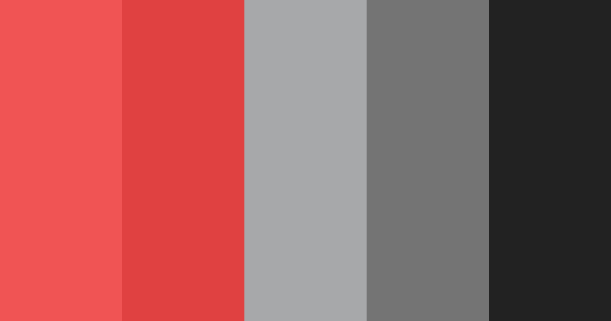 Download red shades color palette PNG image (landscape)