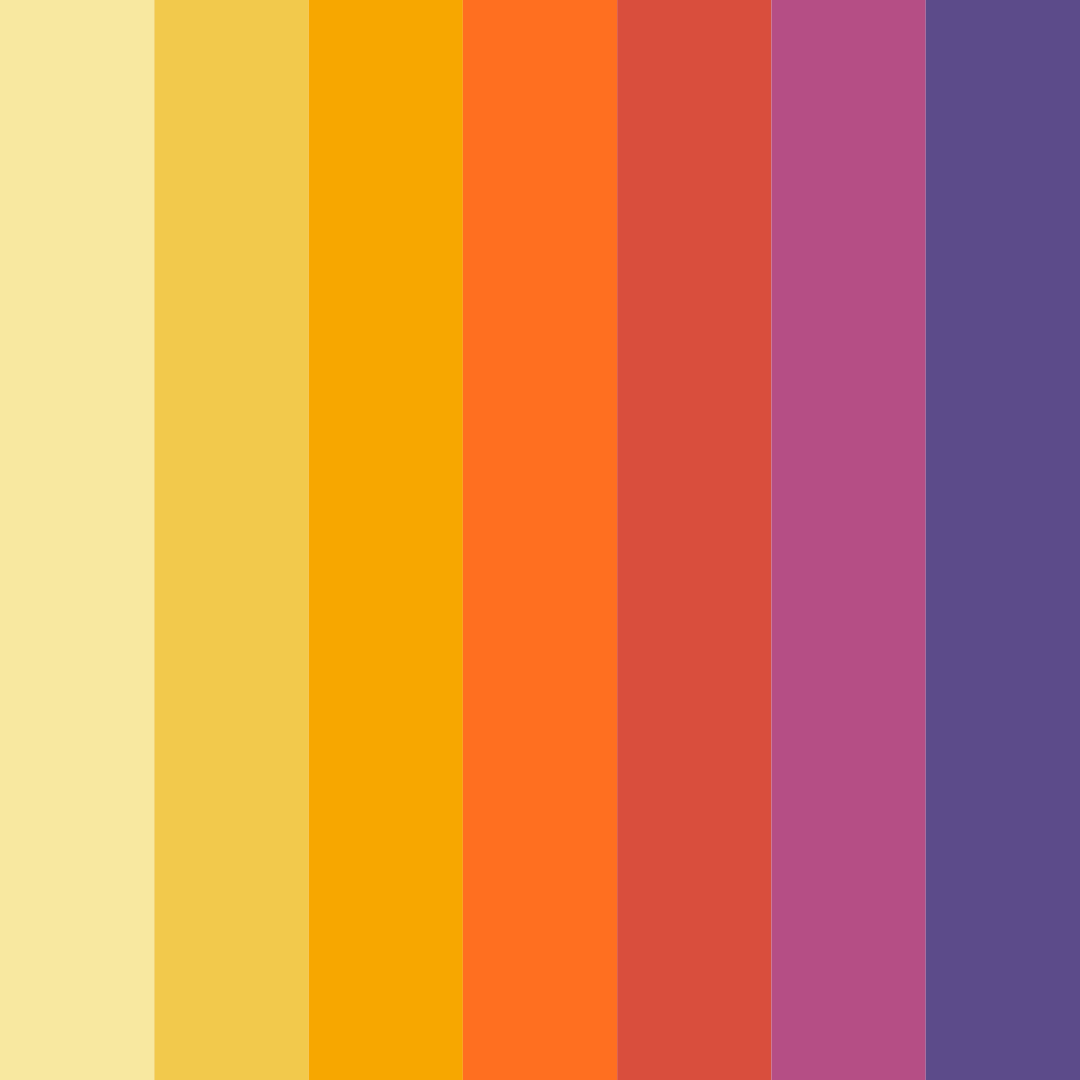 Download celestial honeydreams color palette PNG image (square)
