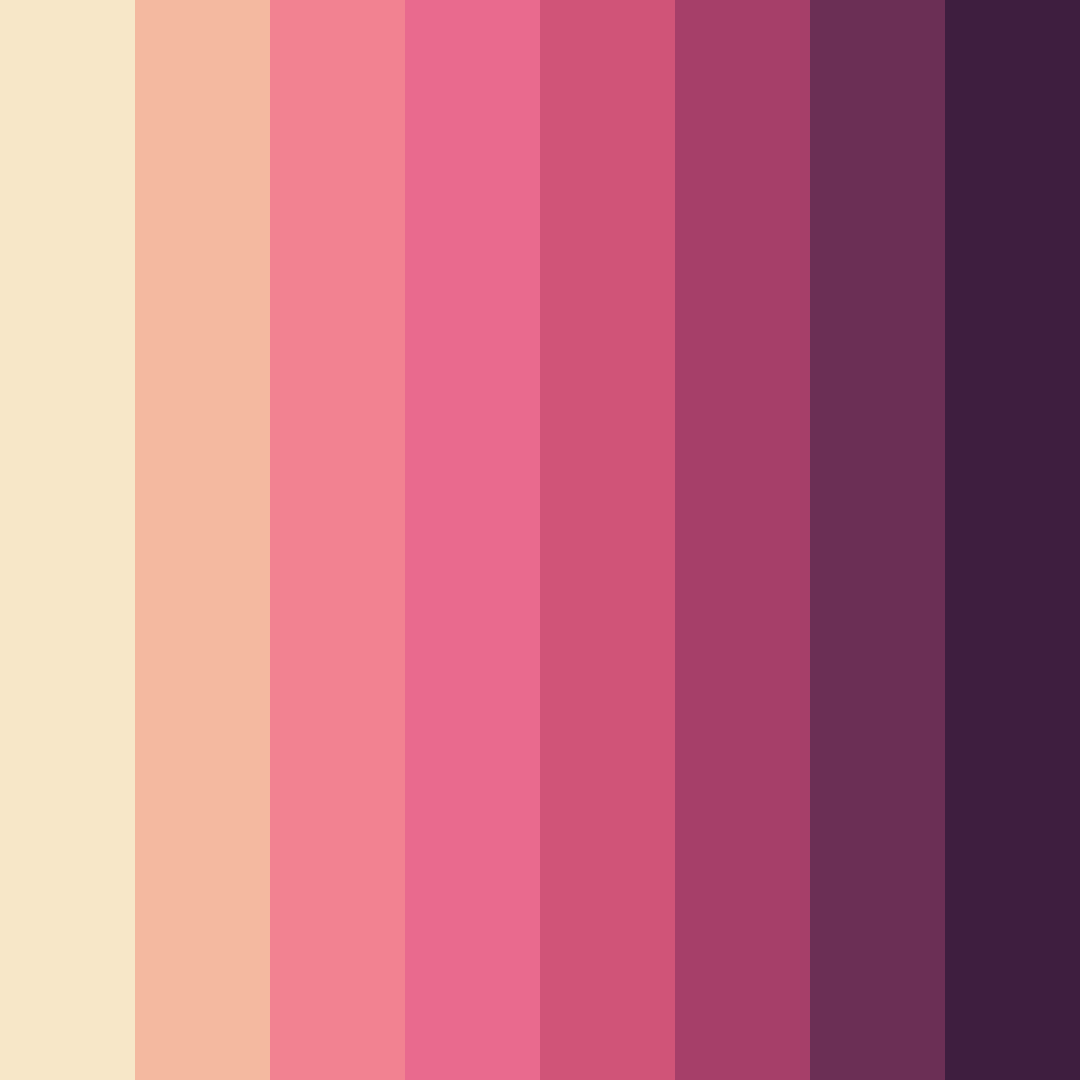 Download rosewood reverie color palette PNG image (square)