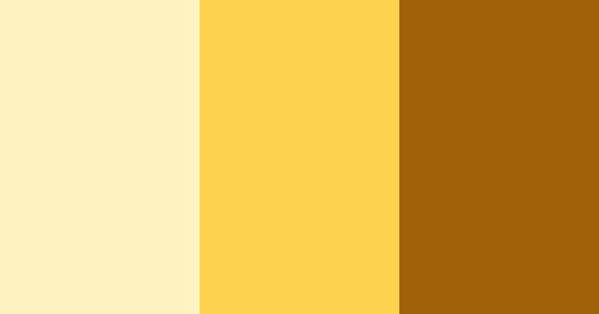 Download yellow white color palette PNG image (landscape)