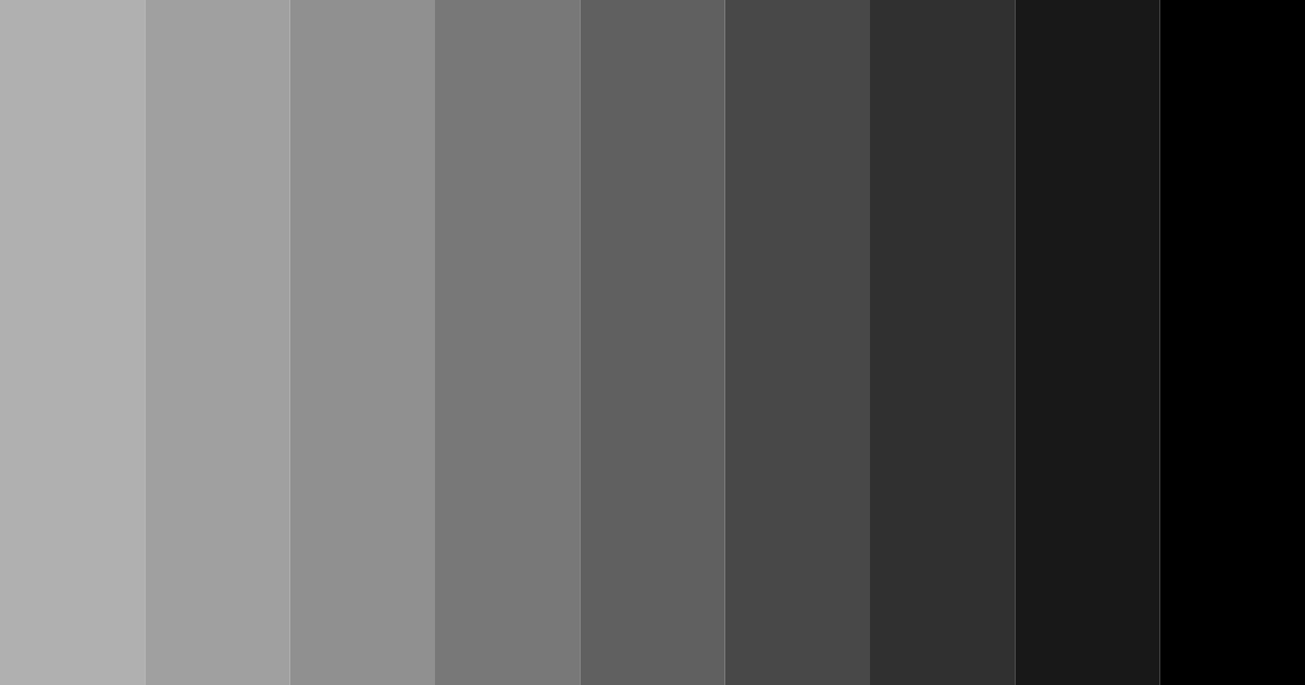 Download shades of shadow color palette PNG image (landscape)