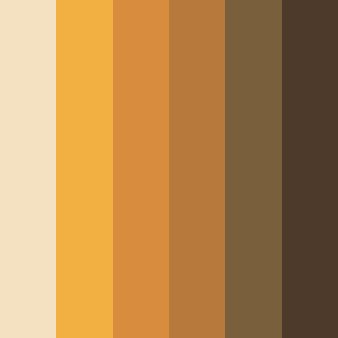 Download autumn's embrace color palette PNG image (square)