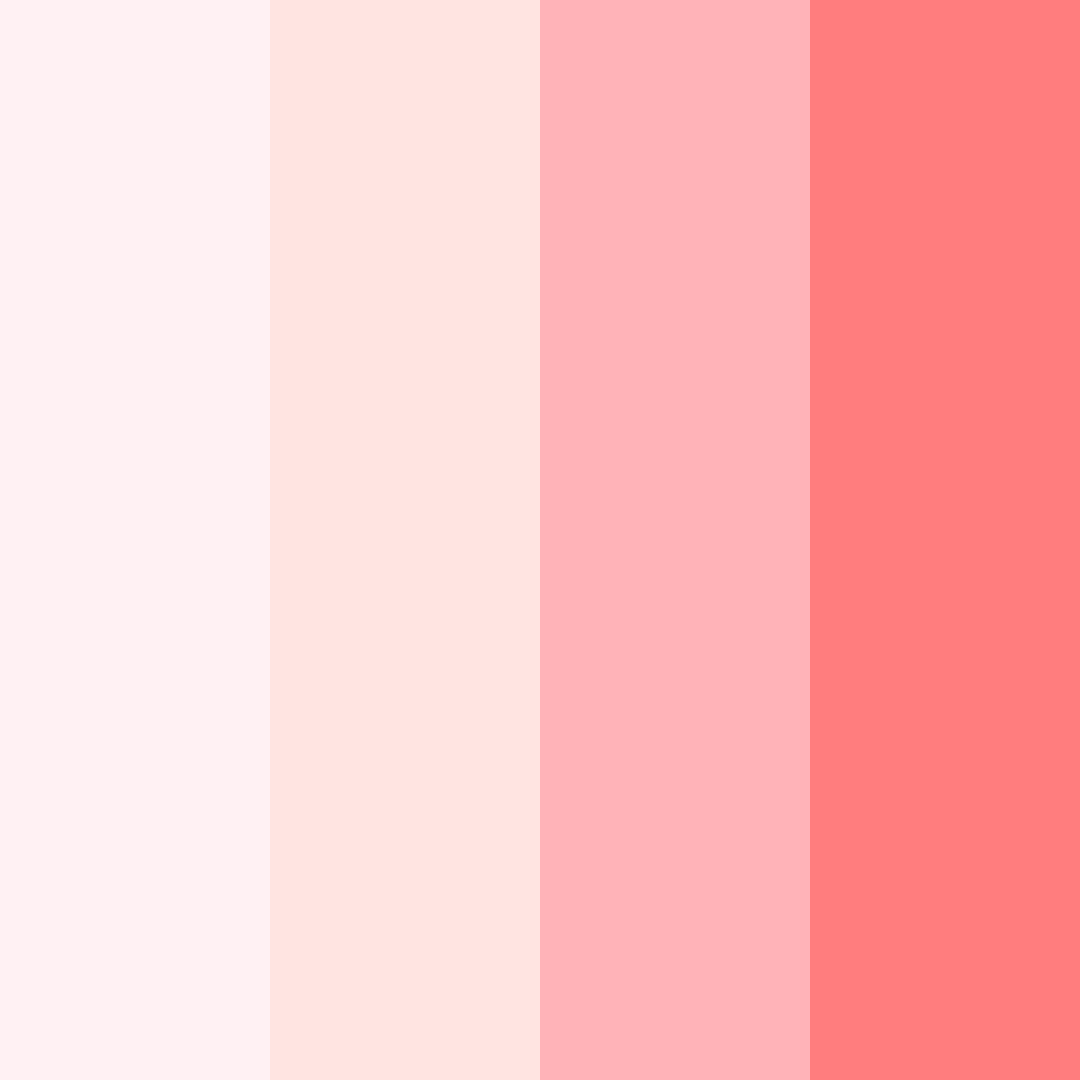 Download pink blush color palette PNG image (square)