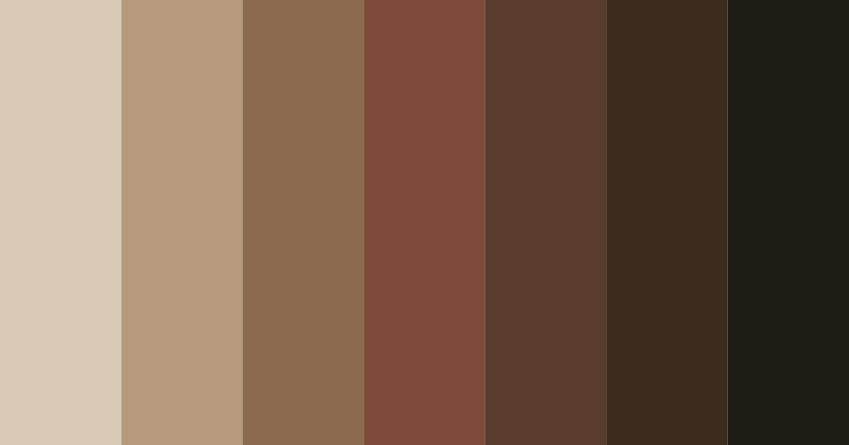 Download metallic brown elegance color palette PNG image (landscape)