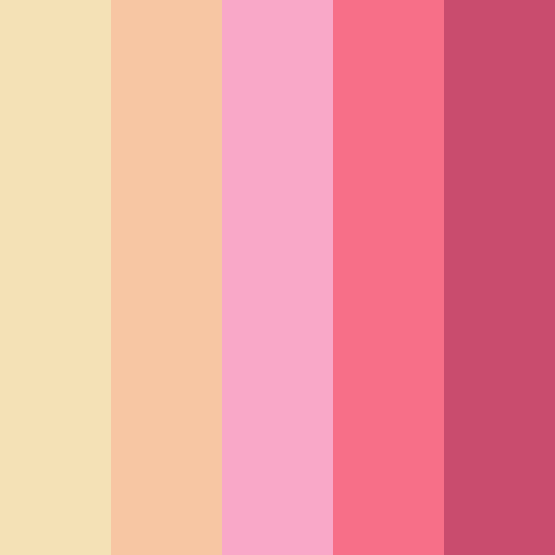 Download festive whimsy color palette PNG image (square)