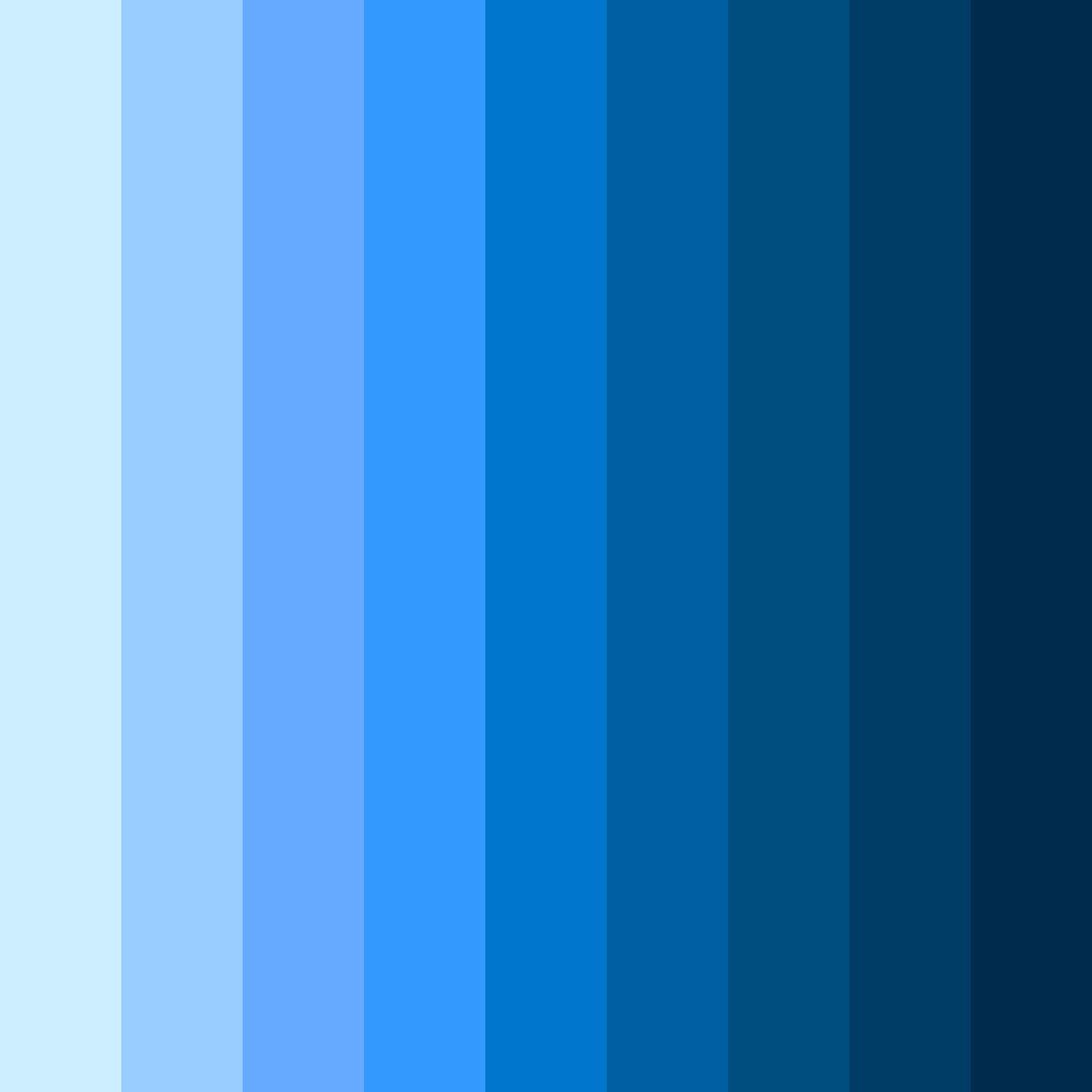 Download azure serenity color palette PNG image (square)