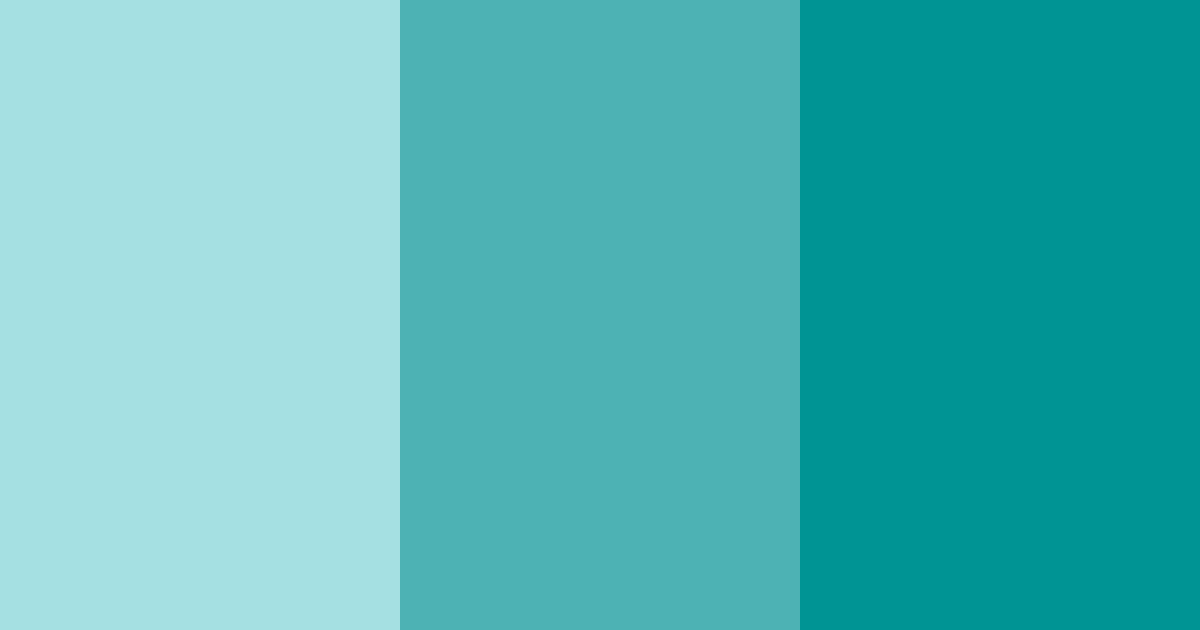 Download teal breeze color palette PNG image (landscape)
