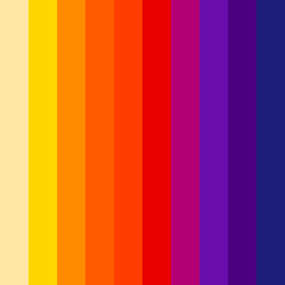 Download colorful spectrum color palette PNG image (square)